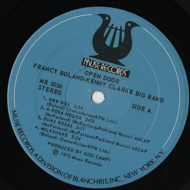 Francy Boland - Kenny Clarke Big Band / フランシー・ボーランド　ケニー・クラーク / Open Door (MR 5056)