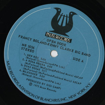 Francy Boland - Kenny Clarke Big Band / フランシー・ボーランド　ケニー・クラーク / Open Door (MR 5056)