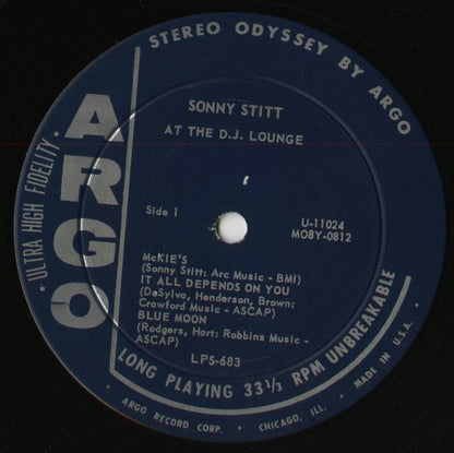 Sonny Stitt / ソニー・スティット / At The D.J. Lounge (LPS683)