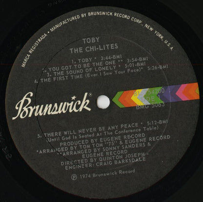 The Chi-Lites / シャイ・ライツ / Toby (BRLS 3010)