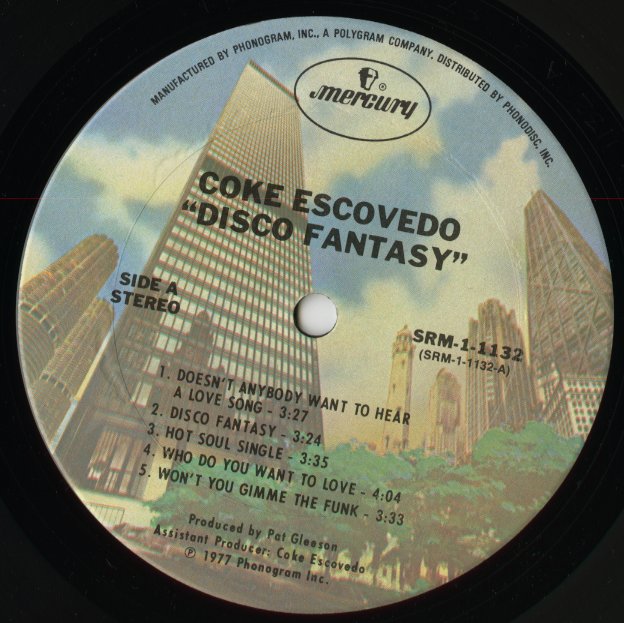 Coke Escovedo / コーク・エスコヴェード / Disco Fantasy (SRM1132)