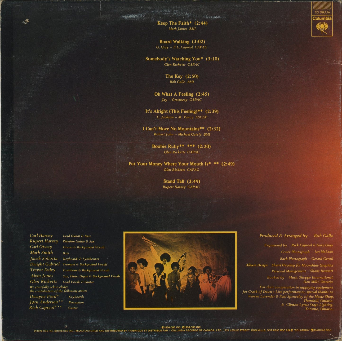 Crack Of Dawn / クラック・オブ・ドーン / Crack Of Dawn (ES 90336)