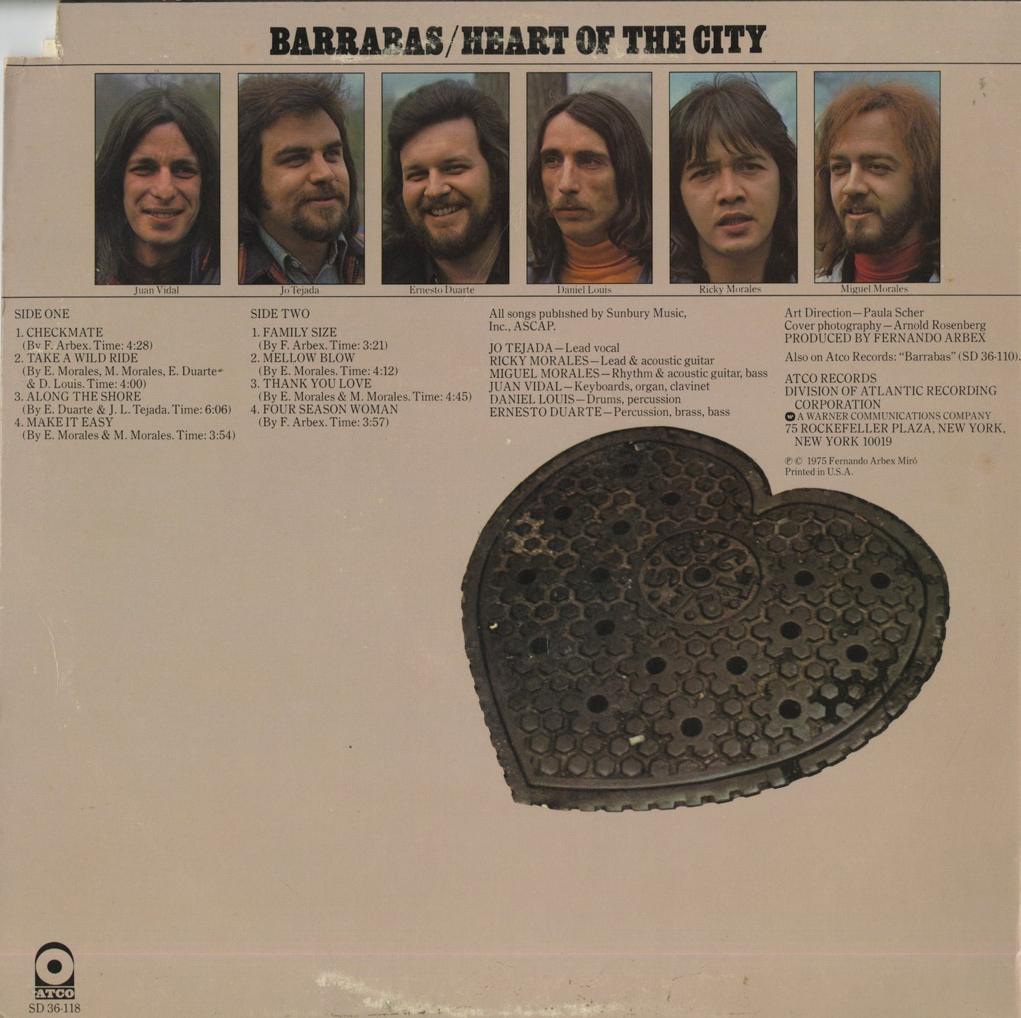 Barrabas / バラバス / Heart Of The City (SD 36-118)