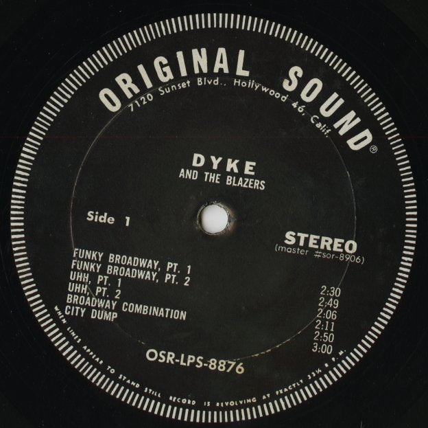 Dyke & The Blazers / ダイク＆ザ・ブレイザーズ / The Funky Broadway (OSR LP 8876)