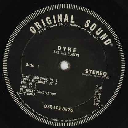 Dyke & The Blazers / ダイク＆ザ・ブレイザーズ / The Funky Broadway (OSR LP 8876)