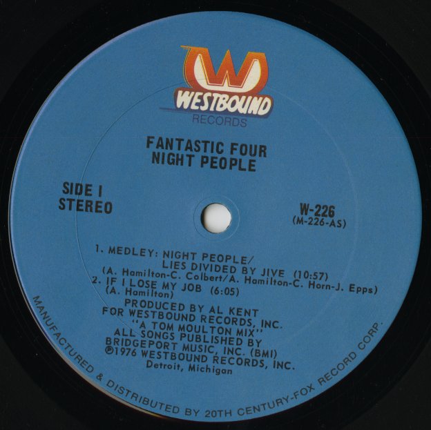 Fantastic Four / ファンタスティック・フォー / Night People (W-226)