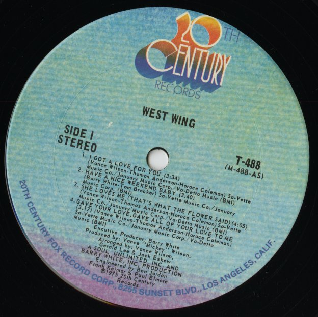 West Wing / ウェスト・ウィング / West Wing (T-488)