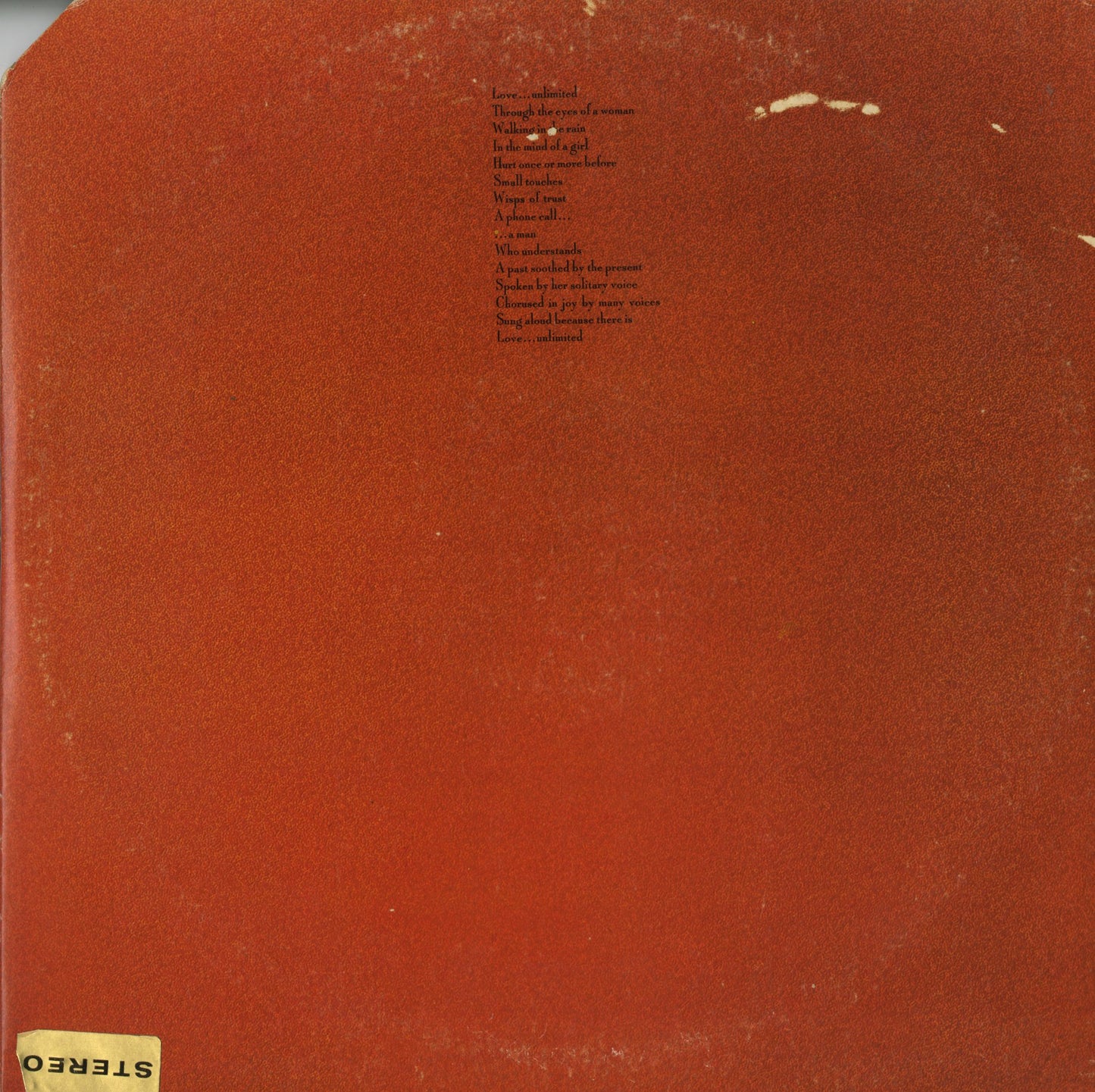 Love Unlimited / ラヴ・アンリミテッド / Love Unlimited (1972) (73131)