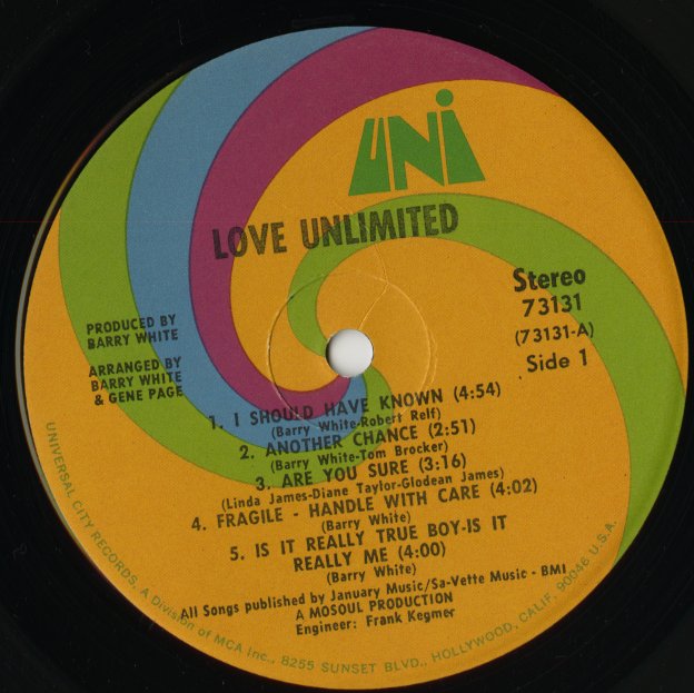 Love Unlimited / ラヴ・アンリミテッド / Love Unlimited (1972) (73131)