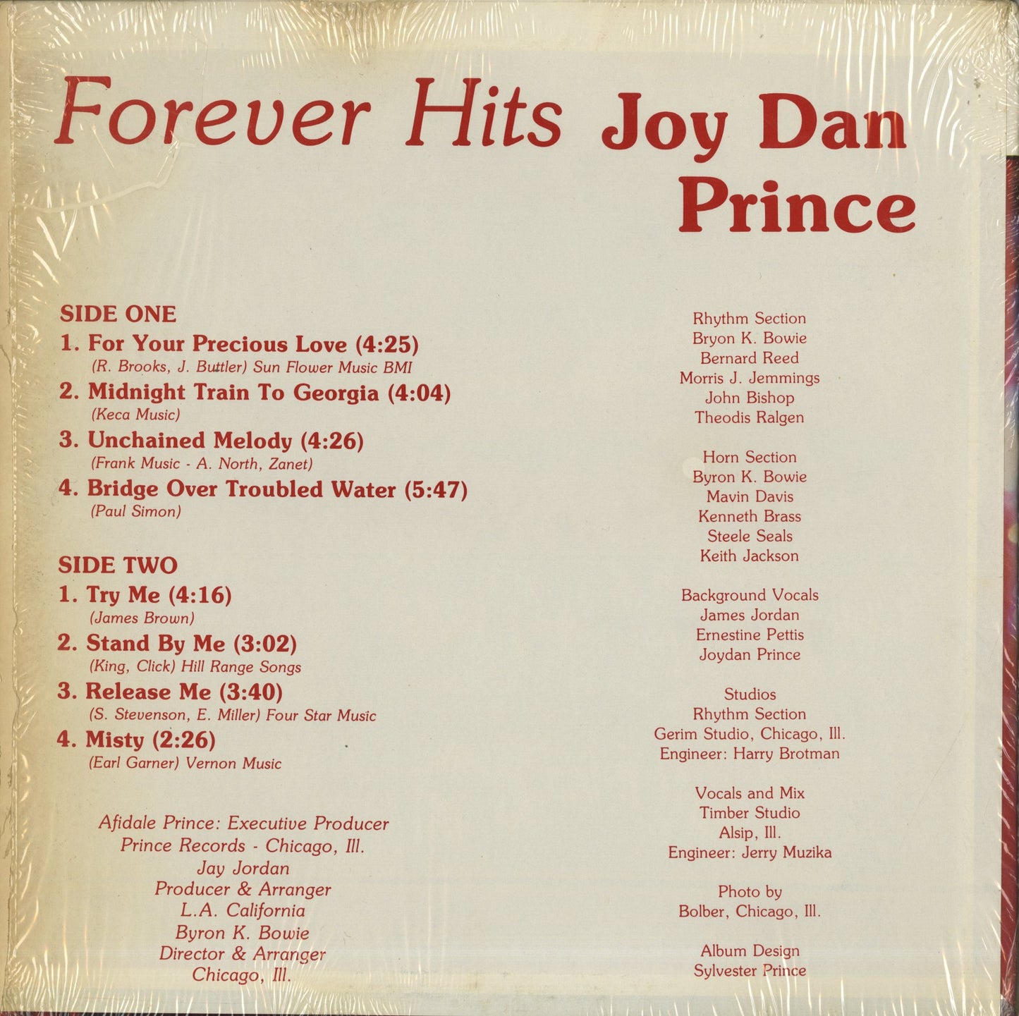 Joy Dan Prince / Forever Hits (TMB-1001)
