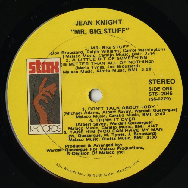 Jean Knight / ジーン・ナイト / Mr. Big Stuff (STS-2045)