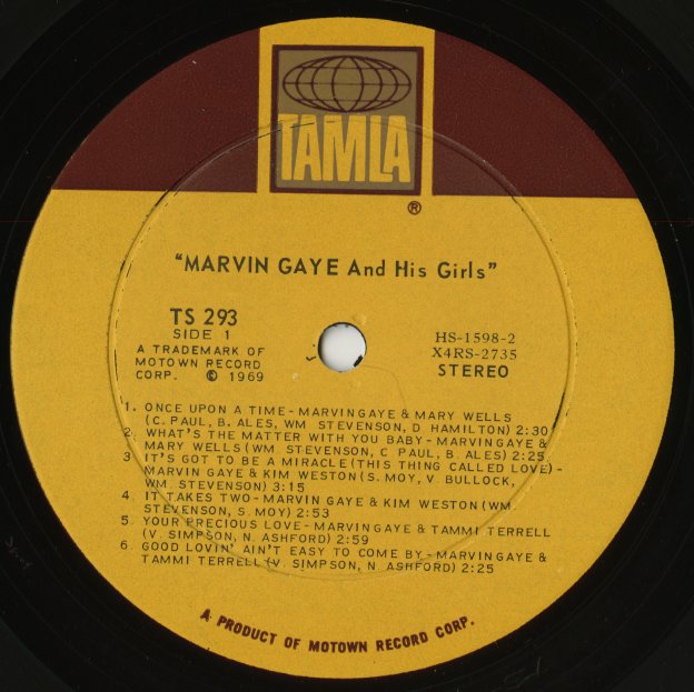 Marvin Gaye / マーヴィン・ゲイ / Marvin Gaye And His Girls (TS 293)