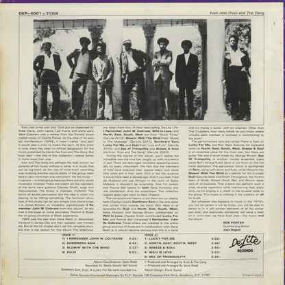 Kool & The Gang / クール・アンド・ザ・ギャング / Kool Jazz (DEP 4001)