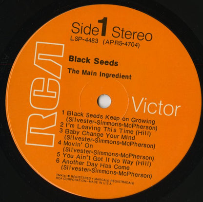 The Main Ingredient / メイン・イングレディエント / Black Seeds (LSP-4483)