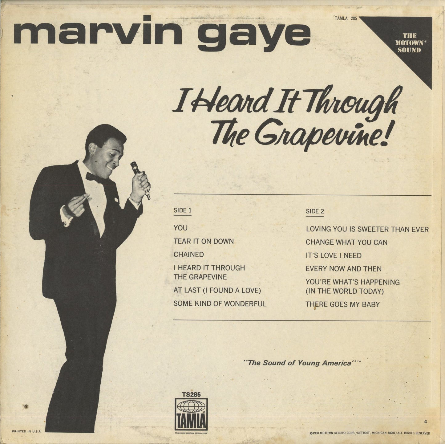 Marvin Gaye / マーヴィン・ゲイ / I Heard It Through The Grapevine (TS285)