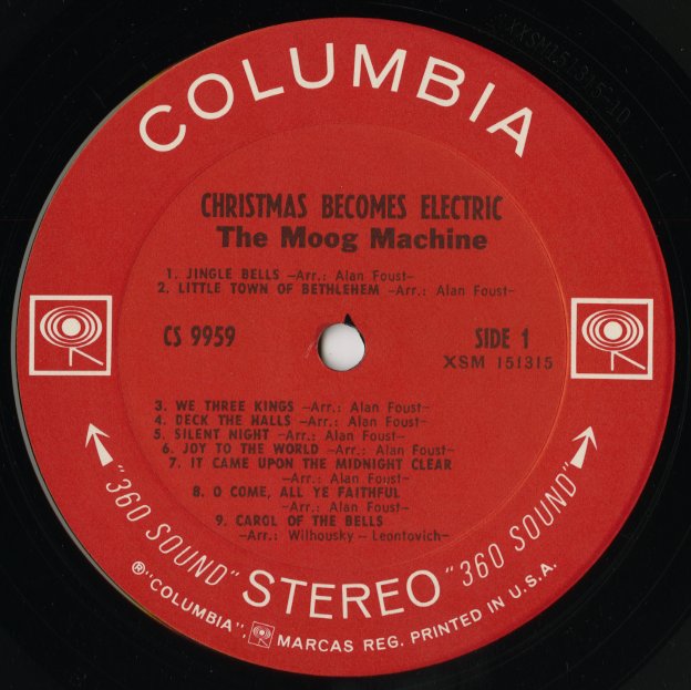 The Moog Machine / ムーグ・マシーン / Christmas Becomes Electric (CS 9959)