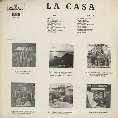 Cesar Castro Y Su Conjunto Vallenato / La Casa (SLP-1305)