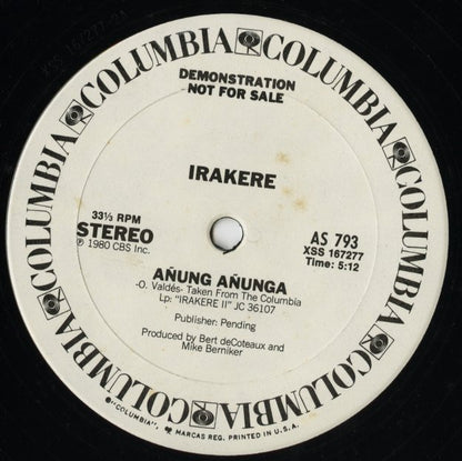 Irakere / イラケレ / Anunga Anunga -12 (AS 793)
