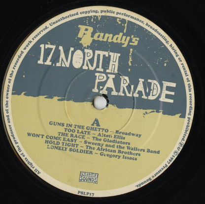 V.A./ Randy's 17 North Parade / Gregory Isaacs, Dennis Brown etc (PSLP 17)