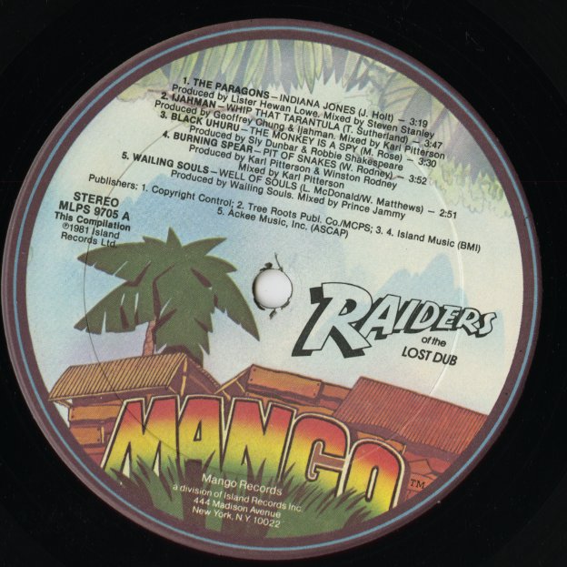 V.A./ Raiders Of The Lost Dub / Paragons. Junior Delgado etc (MLPS 9705)