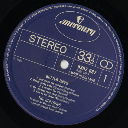 The Heptones / ヘプトーンズ / Better Days (6302 037)