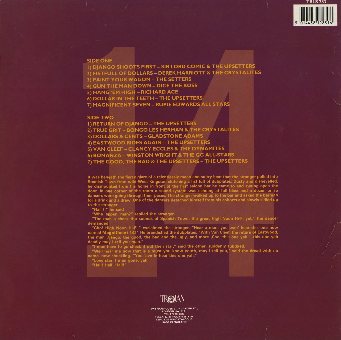 V.A./ The Magnificent Fourteen / 14 Shots Of Western Inspired Reggae (TRLS 283)