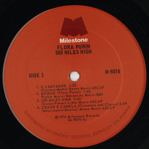 Flora Purim / フローラ・プリム / 500 Miles High (M9070)