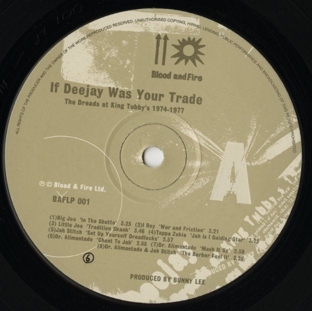V.A./ If Deejay Was Your Trade / The Dreads At King Tubby's 1974-1977 (BFLP 001)
