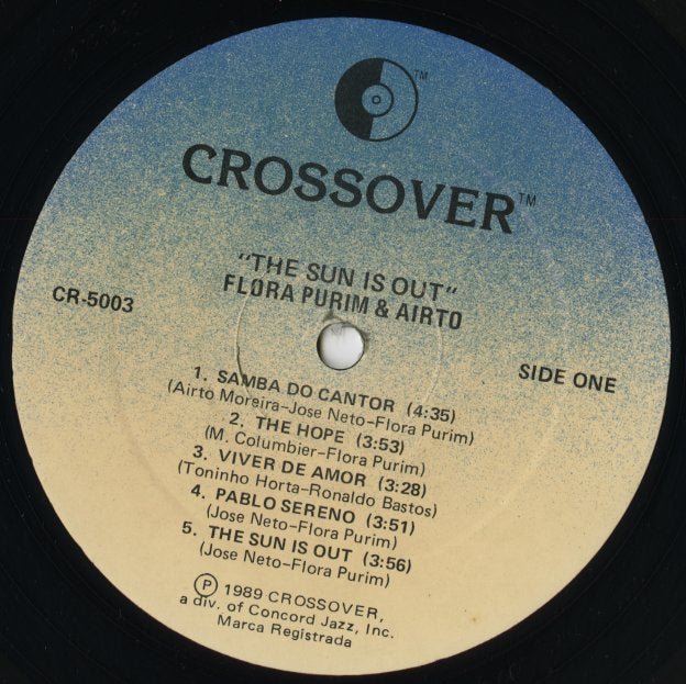 Flora Purim & Airto / フローラ・プリム　アイアート / The Sun Is Out (CR-5003)