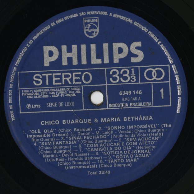 Chico Buarque & Maria / Ao Vivo (6349 146)