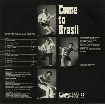 Roberto Avila & Cachoeiras / Come To Brasil (Zone Z-6)