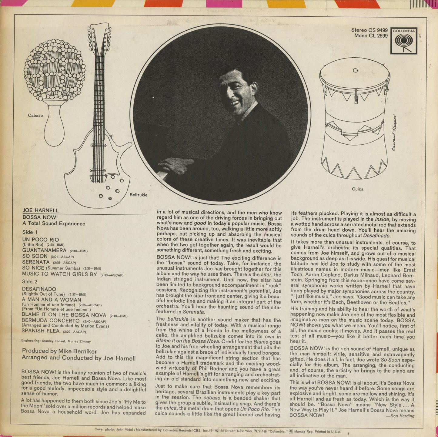 Joe Harnell / ジョー・ハーネル / Bossa Now! (CL 2699)
