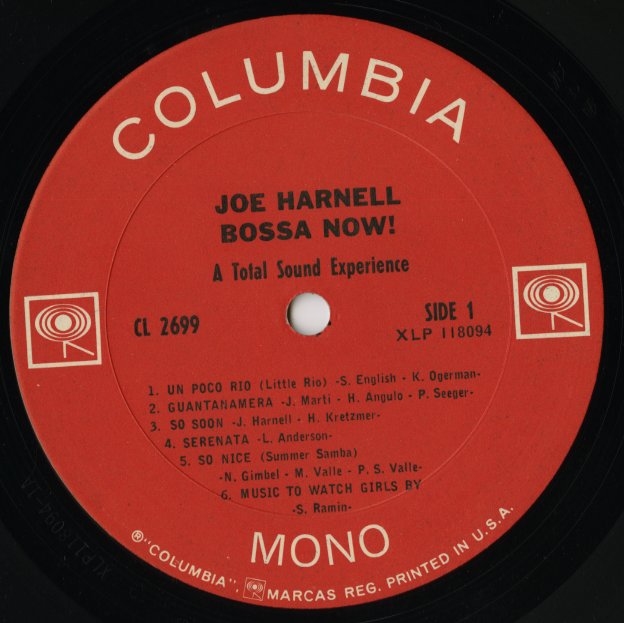 Joe Harnell / ジョー・ハーネル / Bossa Now! (CL 2699)