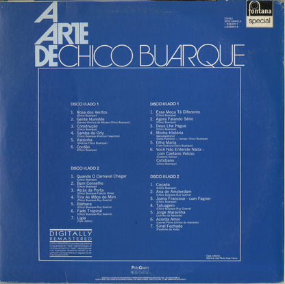 Chico Buarque / シコ・ブアルキ / A Arte De Chico Buarque (836 242-1)