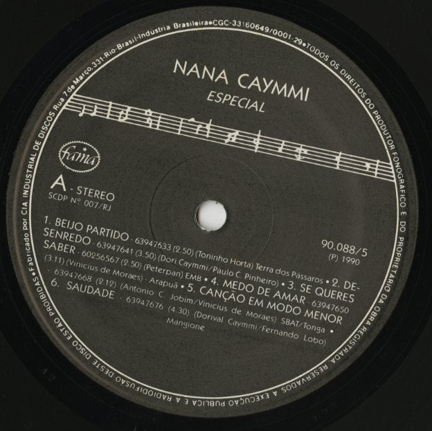 Nana Caymmi / ナナ・カイミ / Especial (90.088/5)
