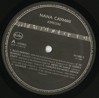 Nana Caymmi / ナナ・カイミ / Especial (90.088/5)