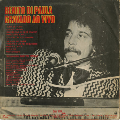 Benito Di Paula / ベニート・ヂ・パウラ / Gravado Ao Vivo (COLP 11973)