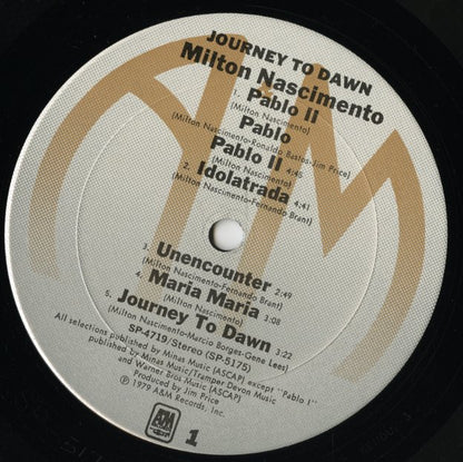 Milton Nascimento / ミルトン・ナシメント / Journey To Dawn (SP-4719)