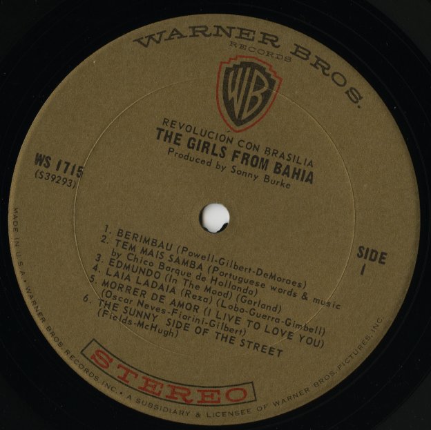 The Girls From Bahia / ガールズ・フロム・バイーア / Revolution Con Brasilia! (WS 1715)