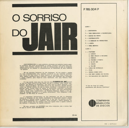 Jair Rodrigues / ジャイル・ロドリゲス / O Sorriso Do Jair (P 765.004 P)