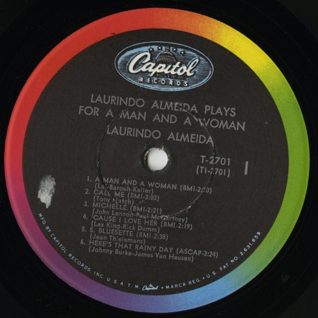 Laurindo Almeida / ローリンド・アルメイダ / A Man and A Woman (T-2701)