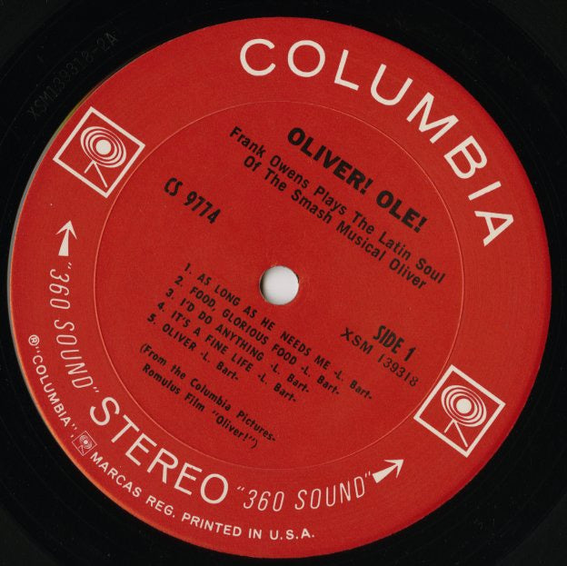 Frank Owens / フランク・オーウェンス / Oliver! Ole! (CS 9774)