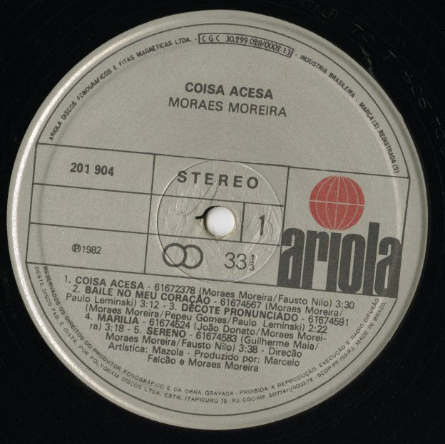 Moraes Moreira / Coisa Acesa (201 904)