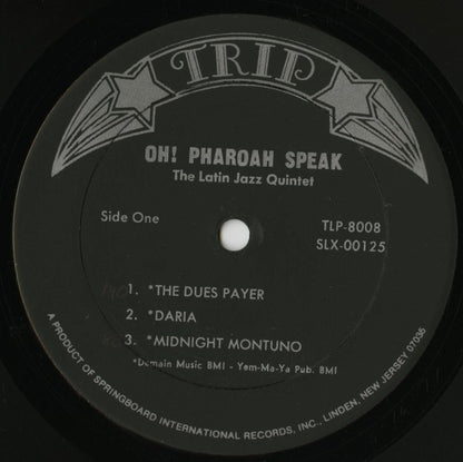 The Latin Jazz Quintet / ラテン・ジャズ・クインテット / Oh! Pharoah Speak (TLP-8008)