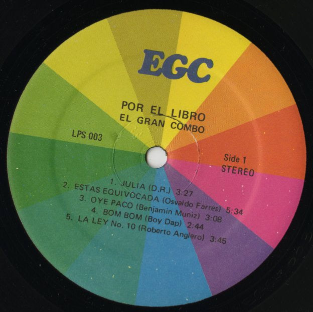 El Gran Combo / エル・グラン・コンボ / Por El Libro (LPS 003)