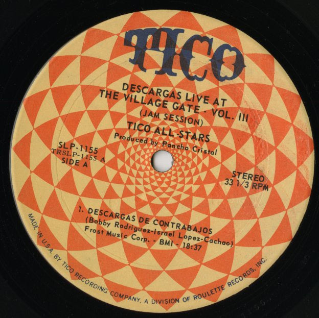 Tico All Stars / ティコ・オール・スターズ / Descargas At The Village Gate Live Vol.3  (SLP1155)
