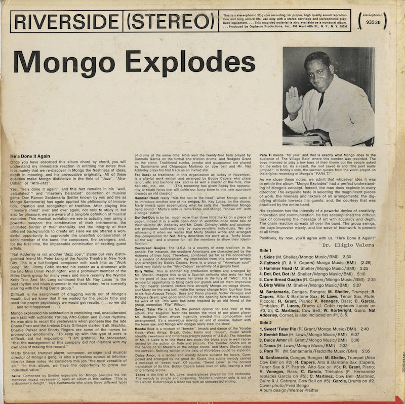 Mongo Santamaria / モンゴ・サンタマリア / Mongo Explodes (93530)