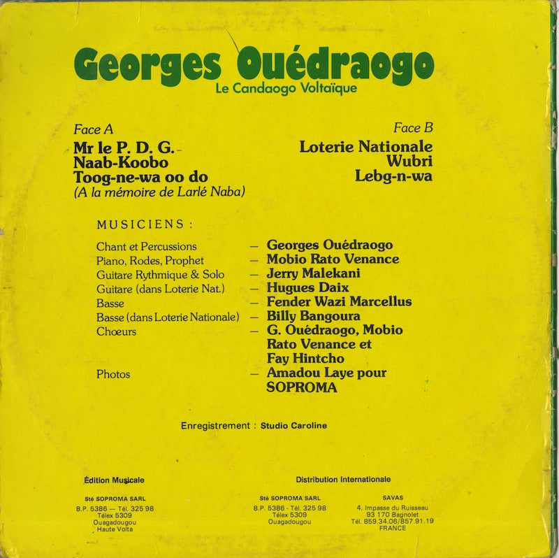 Georges Ouedraogo / Le Candaogo Voltaique (-)