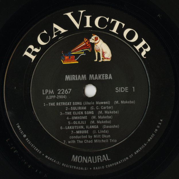 Miriam Makeba / ミリアム・マケバ / Miriam Makeba (LPM 2267)