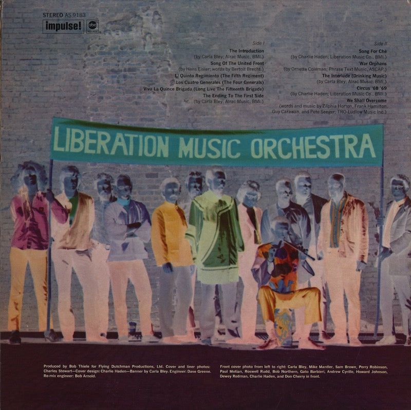 Charlie Haden - Liberation Music Orchestra (AS 9183) LP 1970 US Impulse!｜中古LP